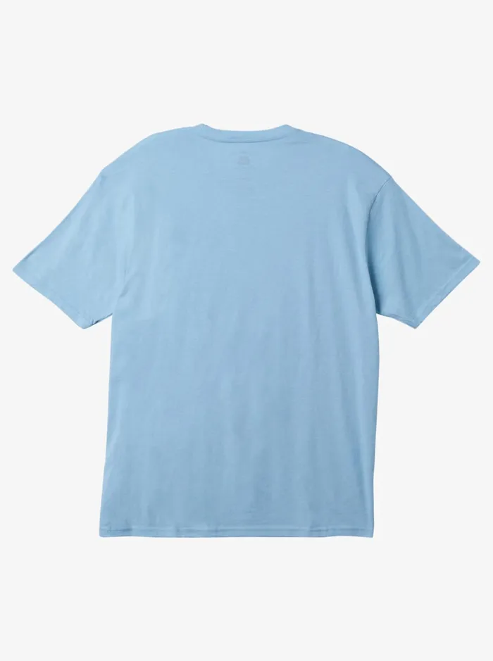 Men Quiksilver Tees Waterman Sightings TShirt Dusk Blue Heather Men Quiksilver Tees Waterman Sightings TShirt Dusk Blue Heather