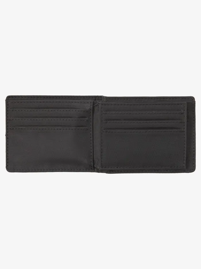 Men Quiksilver Wallets Stitchy TriFold Wallet Black Black Men Quiksilver Wallets Stitchy TriFold Wallet Black Black