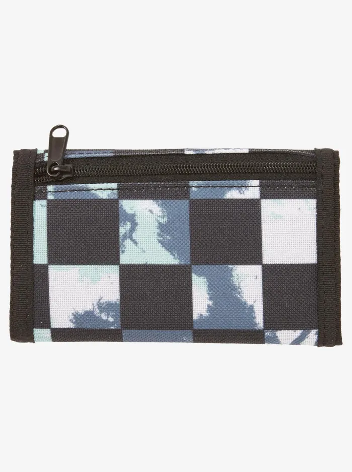 Men Quiksilver Wallets The Everydaily Printed TriFold Wallet Bering Sea Check Tie Dye 233 Men Quiksilver Wallets The Everydaily Printed TriFold Wallet Bering Sea Check Tie Dye 233