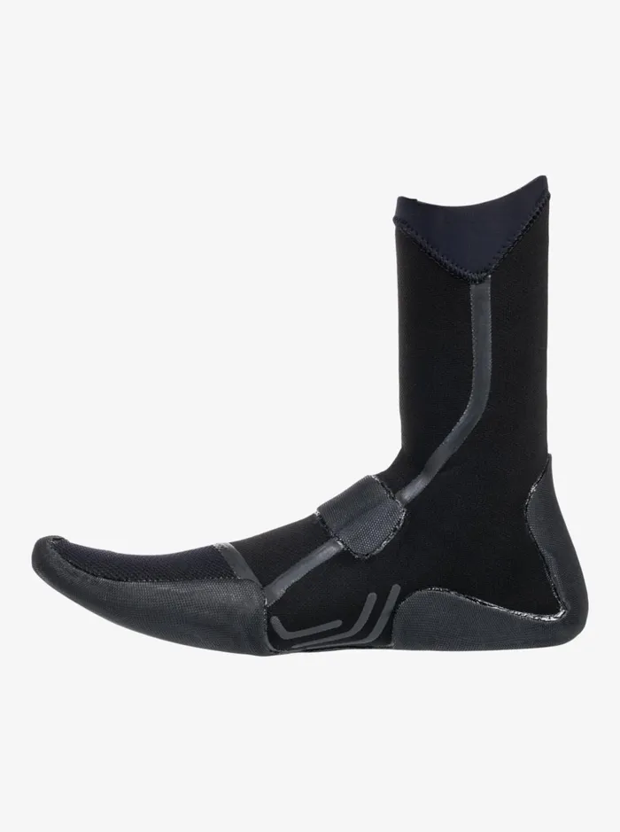 Men Quiksilver Wetsuits 3mm Marathon Sessions Split Toe Wetsuit Boots Black Men Quiksilver Wetsuits 3mm Marathon Sessions Split Toe Wetsuit Boots Black