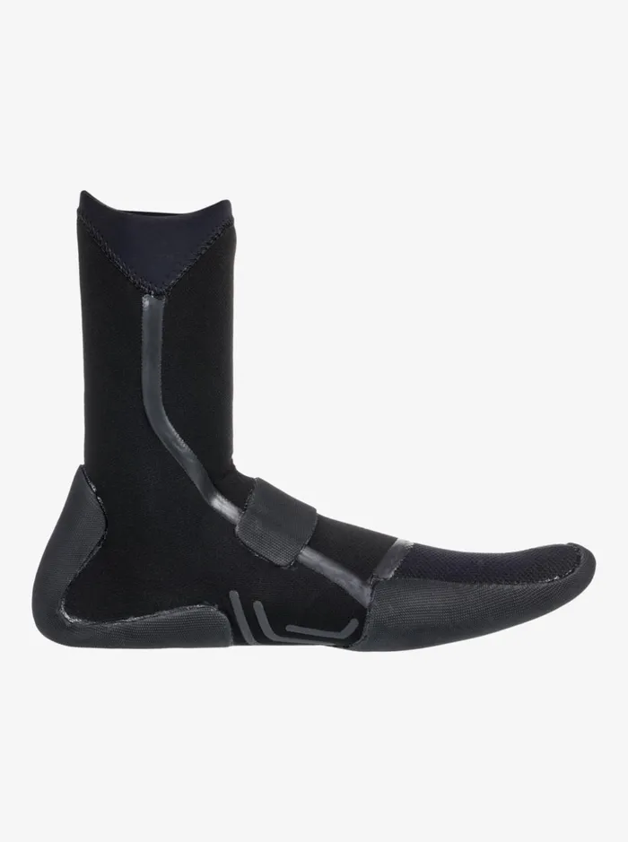 Men Quiksilver Wetsuits 3mm Marathon Sessions Split Toe Wetsuit Boots Black Men Quiksilver Wetsuits 3mm Marathon Sessions Split Toe Wetsuit Boots Black
