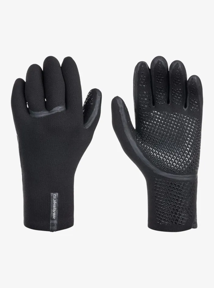 Men Quiksilver Wetsuits 3mm Marathon Sessions Wetsuit Gloves Black