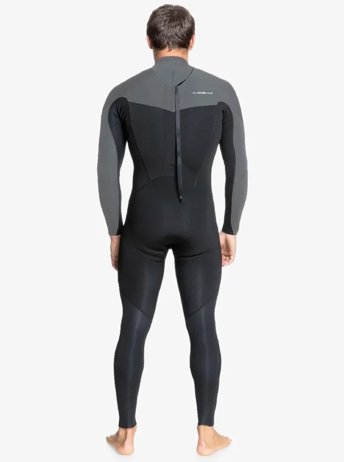 Men Quiksilver Wetsuits 43 Everyday Sessions BackZip Wetsuit Blackgun Metal Men Quiksilver Wetsuits 43 Everyday Sessions BackZip Wetsuit Blackgun Metal