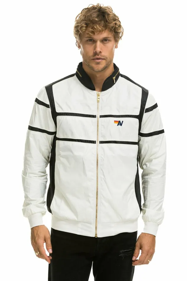 Men RACER JACKET 8211 WHITE Aviator Nation Outerwear