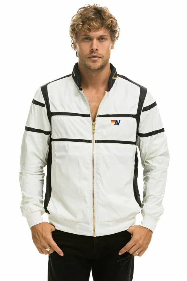 Men RACER JACKET 8211 WHITE Aviator Nation Outerwear Men RACER JACKET 8211 WHITE Aviator Nation Outerwear
