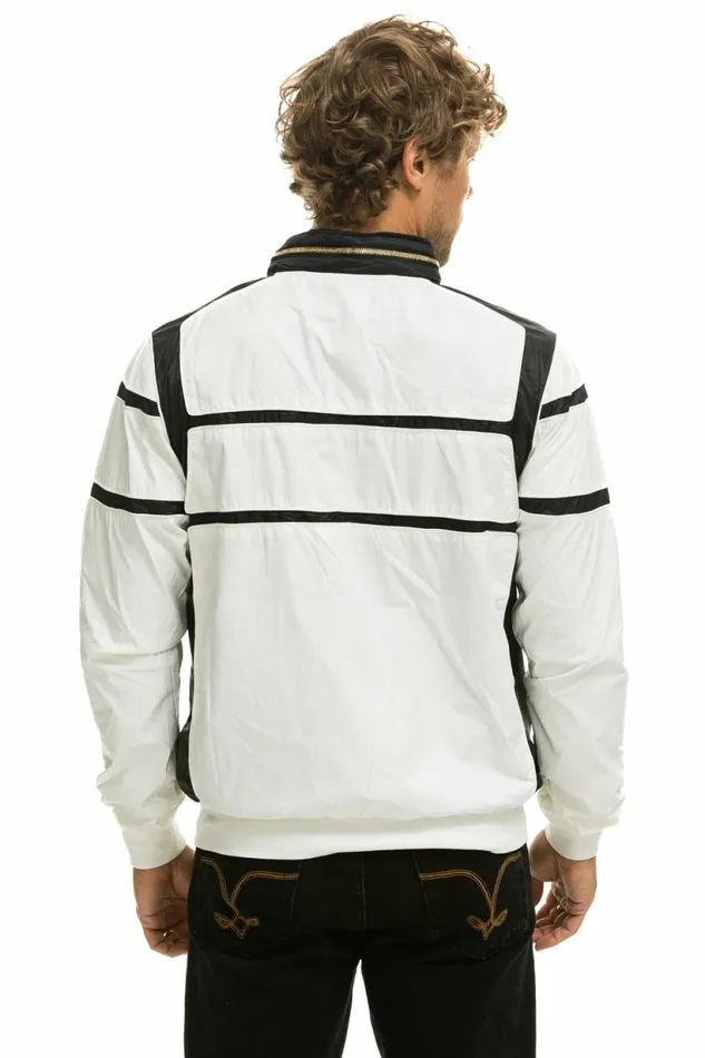 Men RACER JACKET 8211 WHITE Aviator Nation Outerwear Men RACER JACKET 8211 WHITE Aviator Nation Outerwear