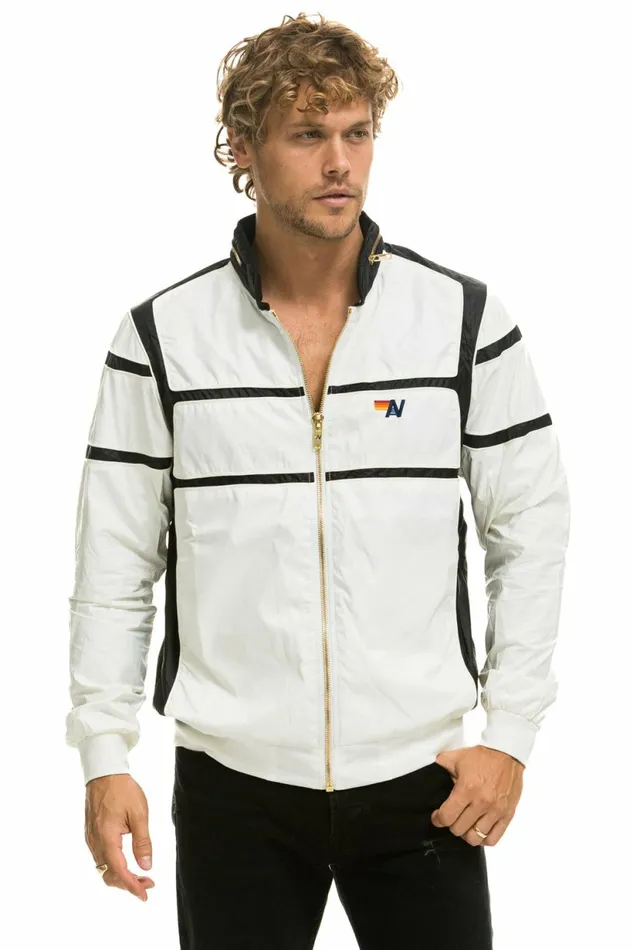 Men RACER JACKET 8211 WHITE Aviator Nation Outerwear Men RACER JACKET 8211 WHITE Aviator Nation Outerwear