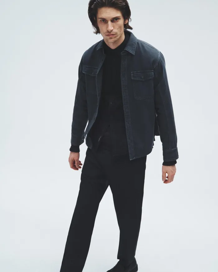 Men Rag and Bone Shirts Featherweight Denim Engineered Jack Shirt Minna Men Rag and Bone Shirts Featherweight Denim Engineered Jack Shirt Minna