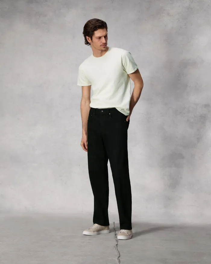 Men Rag and Bone Sweaters Classic Zuma Toweling Tee Ivory Men Rag and Bone Sweaters Classic Zuma Toweling Tee Ivory