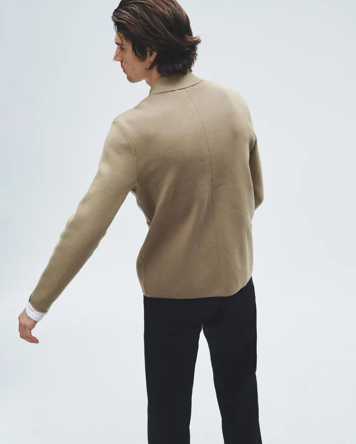 Men Rag and Bone Sweaters Jayden Cotton Chore Cardigan Light Tan Men Rag and Bone Sweaters Jayden Cotton Chore Cardigan Light Tan