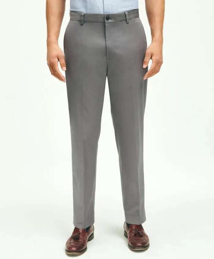 Men Slim Fit Stretch Cotton Advantage Chino Pants Grey Brooks Brothers Chinos and Casual Pants Men Slim Fit Stretch Cotton Advantage Chino Pants Grey Brooks Brothers Chinos and Casual Pants