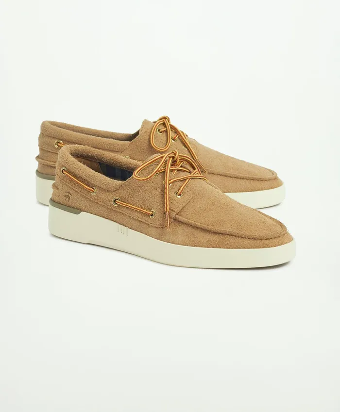 Men Sperry X Brooks Brothers AO Cup 3Eye Tan Brooks Brothers Shoes