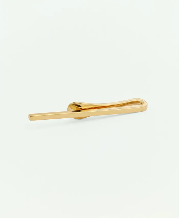 Men Sterling Silver Engravable GoldPlated Tie Clip Gold Brooks Brothers Shirt Accessories Men Sterling Silver Engravable GoldPlated Tie Clip Gold Brooks Brothers Shirt Accessories