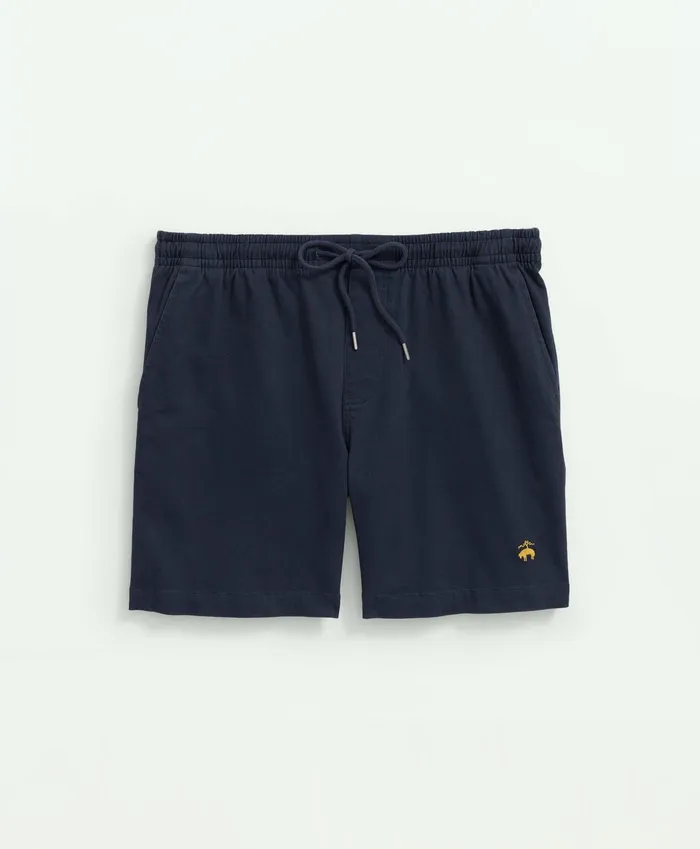 Men Stretch Cotton Friday Club Shorts Indigo Brooks Brothers Shorts and Swimwear