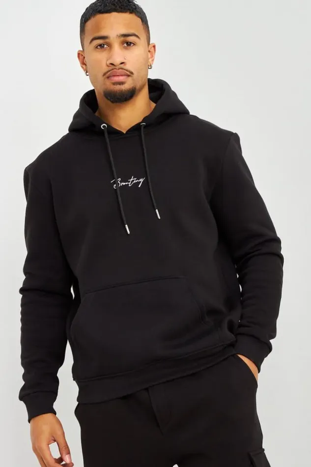 Men Sweat Capuche Noir Inscription Brentiny Black Brentiny Paris Sweatshirts and Pullovers Men Sweat Capuche Noir Inscription Brentiny Black Brentiny Paris Sweatshirts and Pullovers