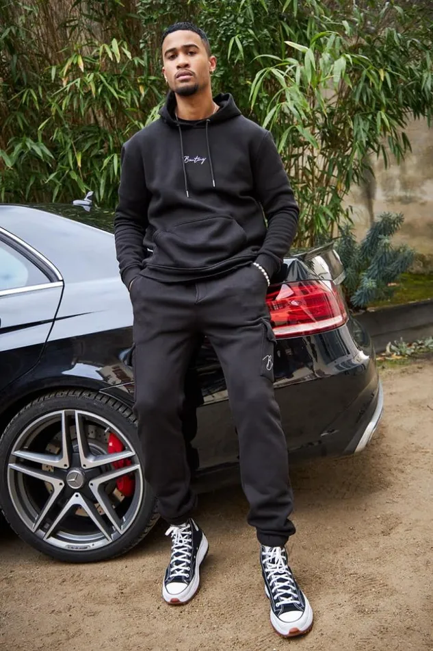 Men Sweat Capuche Noir Inscription Brentiny Black Brentiny Paris Sweatshirts and Pullovers Men Sweat Capuche Noir Inscription Brentiny Black Brentiny Paris Sweatshirts and Pullovers