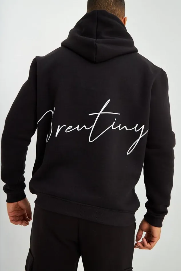 Men Sweat Capuche Noir Inscription Brentiny Black Brentiny Paris Sweatshirts and Pullovers Men Sweat Capuche Noir Inscription Brentiny Black Brentiny Paris Sweatshirts and Pullovers