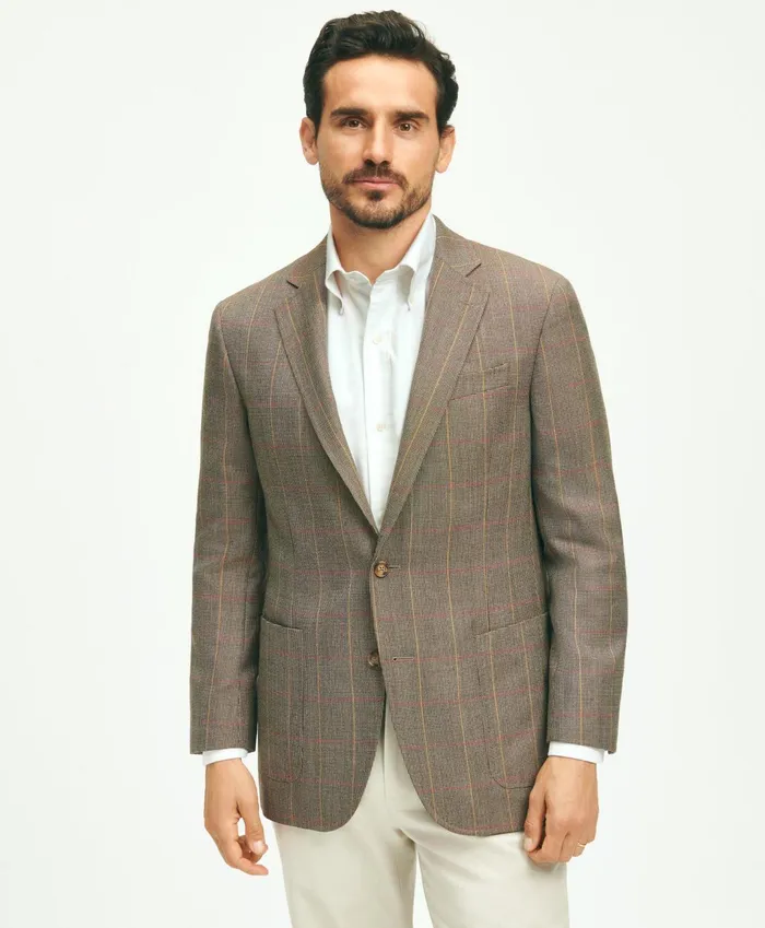 Men Traditional Fit Wool Patch Pocket Sport Coat Brown Brooks Brothers Sport Coats and Blazers Men Traditional Fit Wool Patch Pocket Sport Coat Brown Brooks Brothers Sport Coats and Blazers