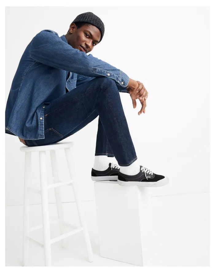 Men Vans Era TC Lace Up Sneakers In Canvas Black Madewell Sneakers Men Vans Era TC Lace Up Sneakers In Canvas Black Madewell Sneakers
