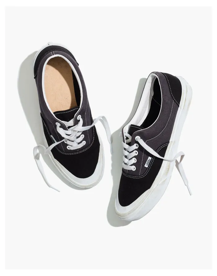 Men Vans Era TC Lace Up Sneakers In Canvas Black Madewell Sneakers Men Vans Era TC Lace Up Sneakers In Canvas Black Madewell Sneakers