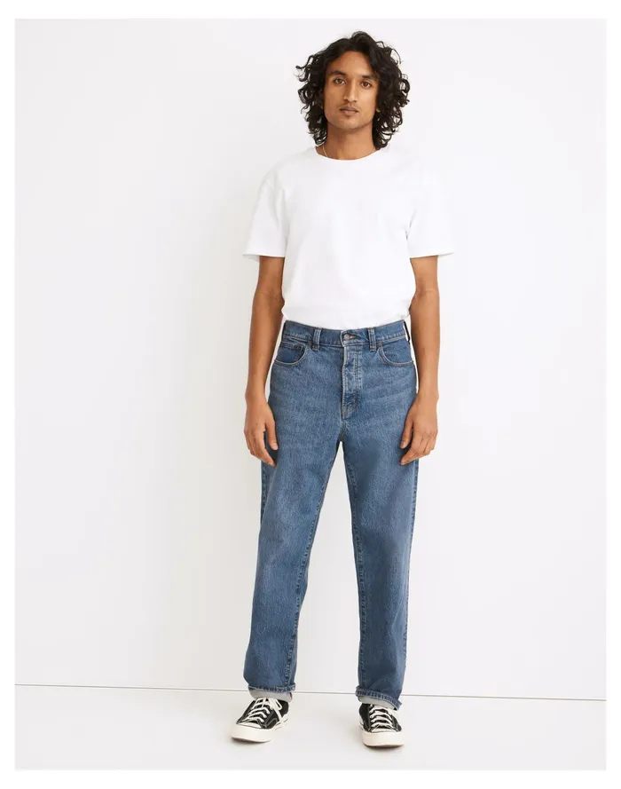 Men Vintage Straight Jeans In Millbrook Wash Millbrook Wash Madewell Jeans