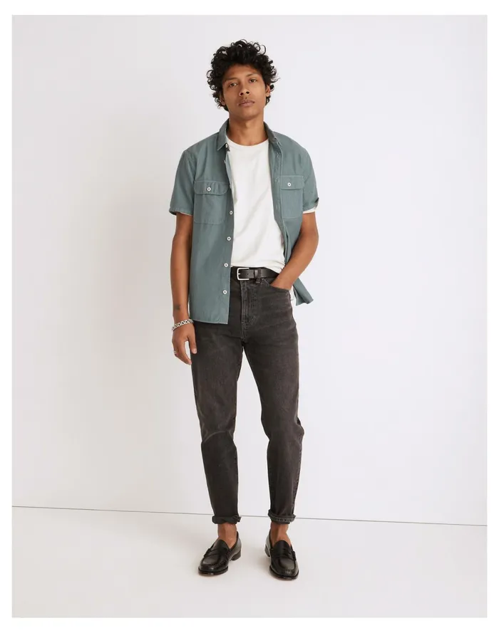 Men Vintage Taper Jeans In Claybrook Wash Claybrook Wash Madewell Jeans