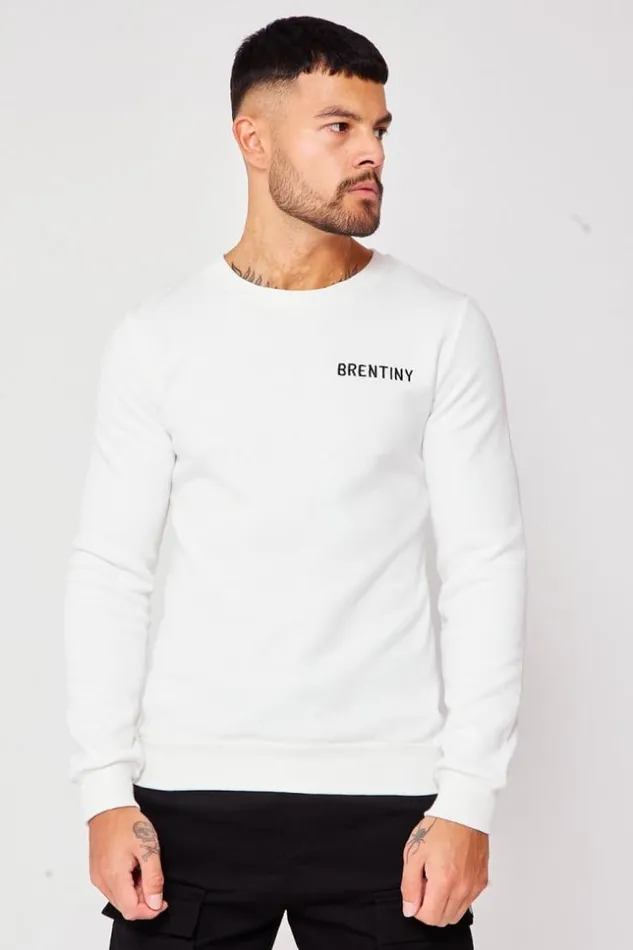 Men White Brentiny Sweatshirt White Brentiny Paris Sweatshirts and Pullovers