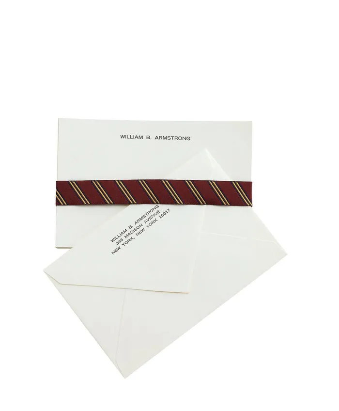 MenWomen Correspondence Cards 8211 100 Cards and Envelopes Ivory Brooks Brothers Umbrellas and Gifts