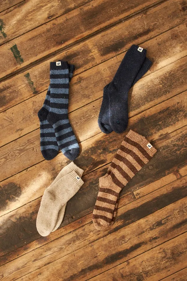 MenWomen Dromahair 8211 Blue Stripes TWOTHIRDS Socks