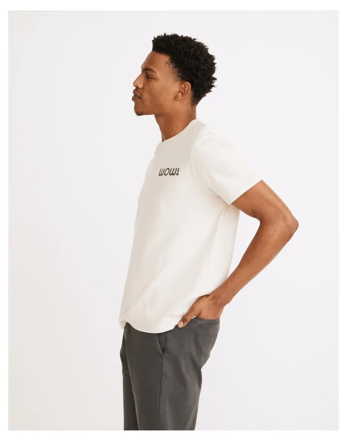 Men X Real Fun Wow Earth Crewneck Tee Vintage Linen Madewell Tees Men X Real Fun Wow Earth Crewneck Tee Vintage Linen Madewell Tees