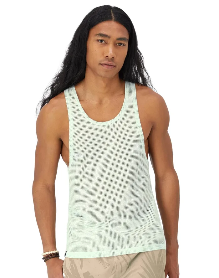 Mesh Tank Top Fresh Spearmint Men Champion TShirts and Tops
