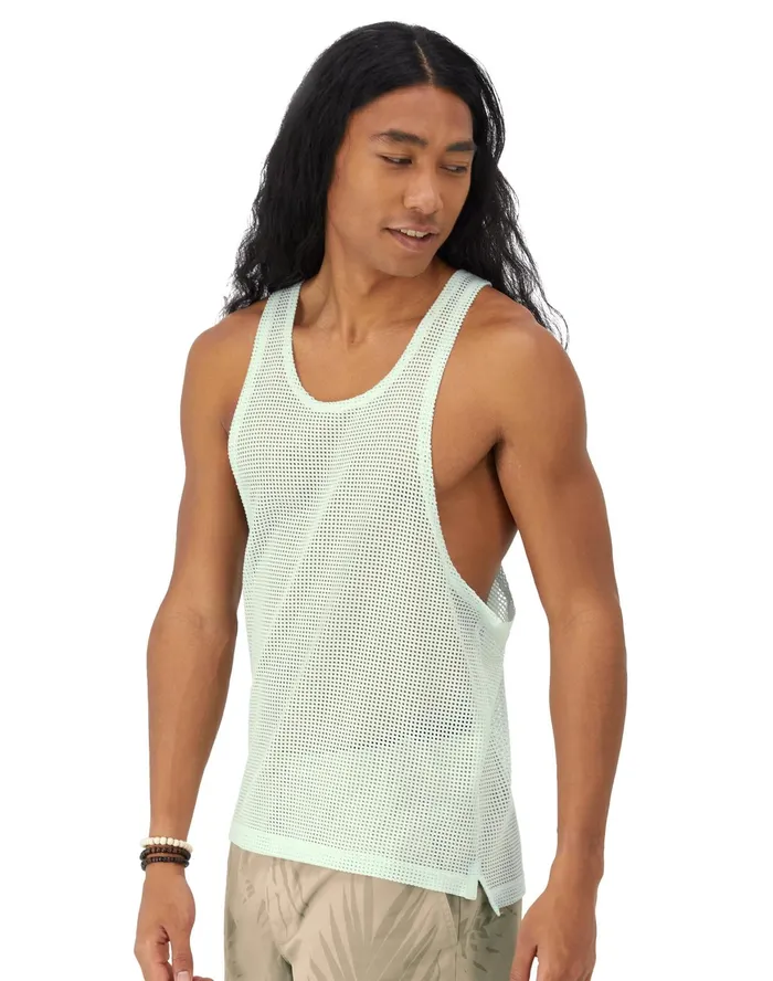 Mesh Tank Top Fresh Spearmint Men Champion TShirts and Tops