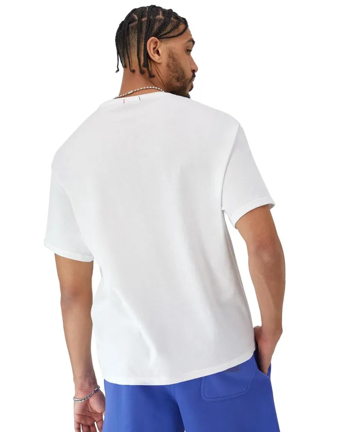Midweight TShirt Empire State White Men Champion TShirts and Tops
