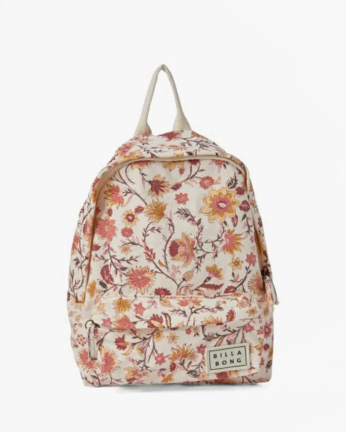 Mini Mama Canvas Backpack White Cap 1 Women Billabong Backpacks