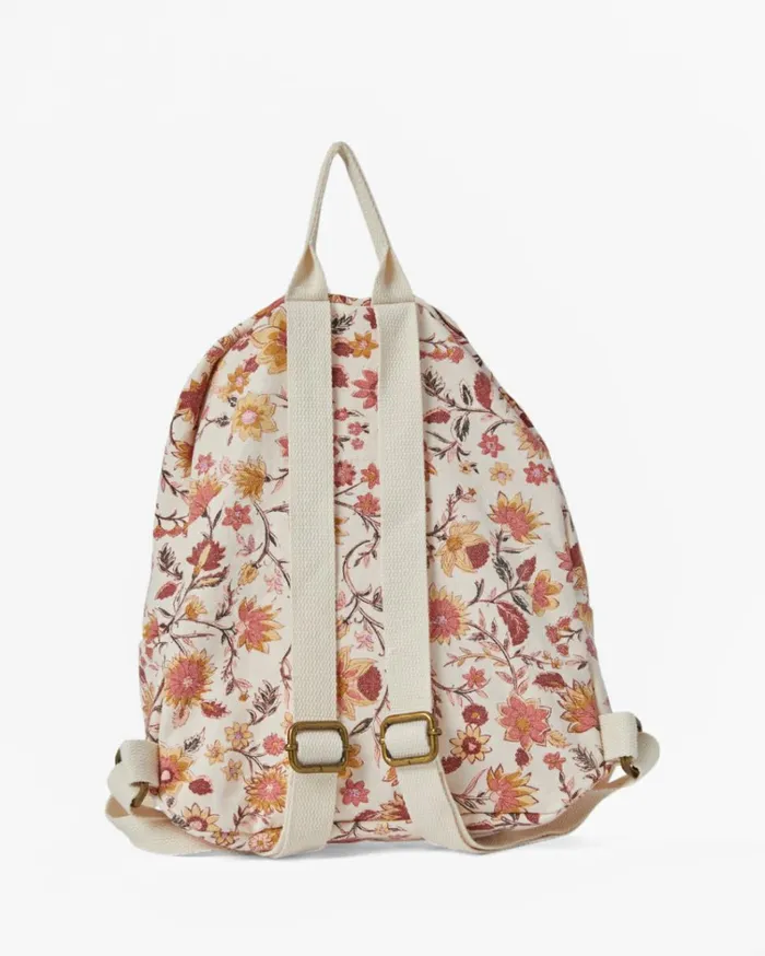 Mini Mama Canvas Backpack White Cap 1 Women Billabong Backpacks