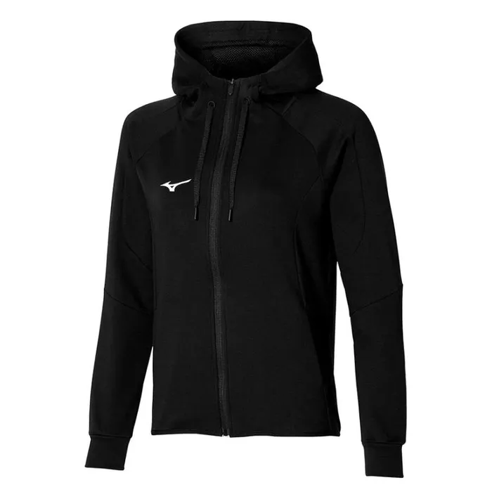 Mizuno Athletics RB Sweat Jacket Black Women Jackets