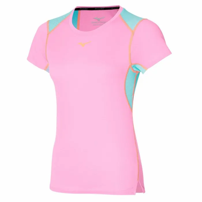 Mizuno DRYAEROFLOW TSHIRT Lilac Chiffon Women Tops