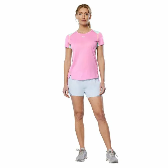 Mizuno DRYAEROFLOW TSHIRT Lilac Chiffon Women Tops Mizuno DRYAEROFLOW TSHIRT Lilac Chiffon Women Tops