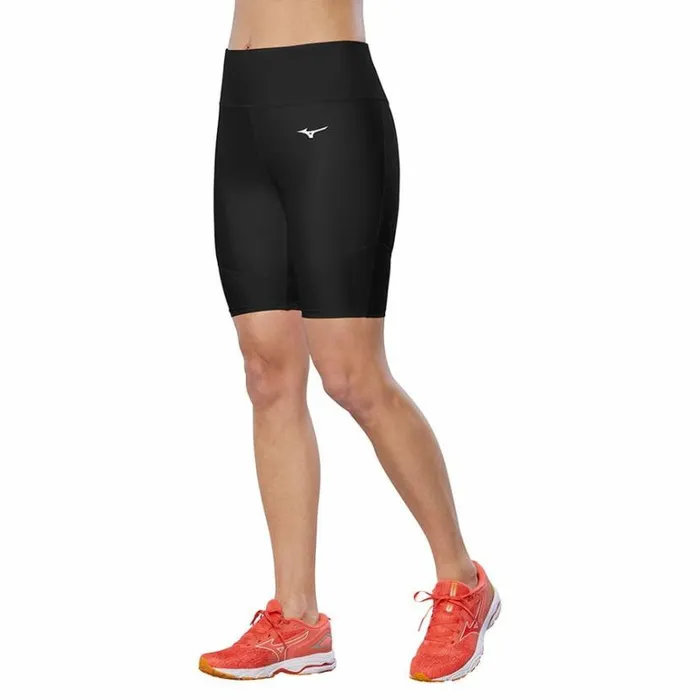 Mizuno Impulse Core Mid Tight Black Women Tights and Leggings Mizuno Impulse Core Mid Tight Black Women Tights and Leggings
