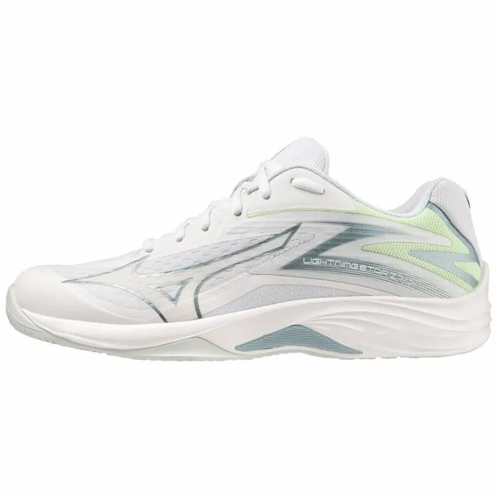 Mizuno LIGHTNING STAR Z7 Jr Whtegridgepatinagreen Women Volleyball