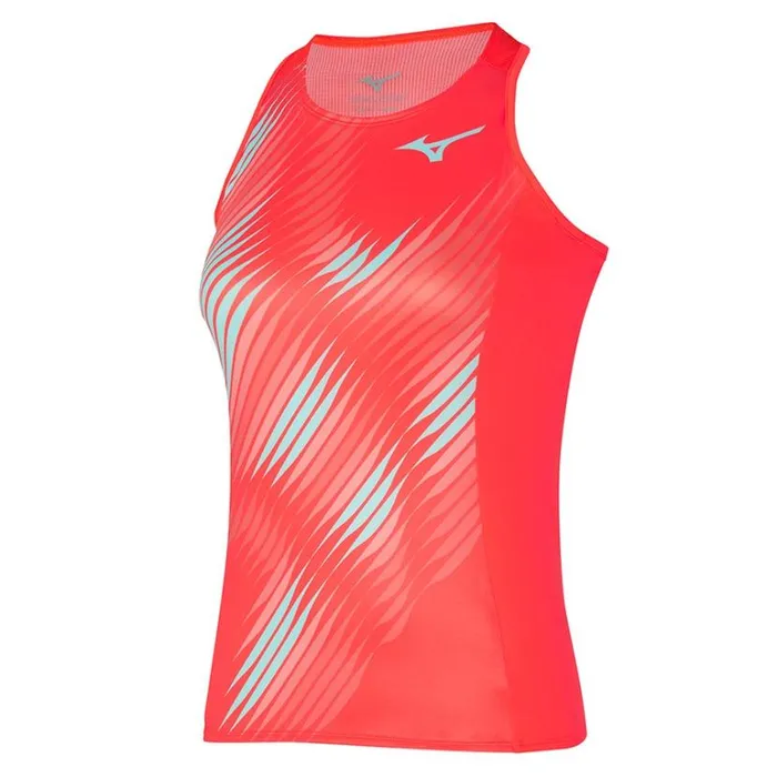 Mizuno Printed Tank Fierry Coral Women Tops