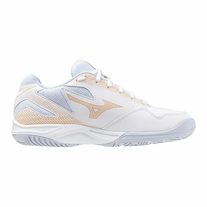 Mizuno STEALTH STAR 2 Jr Whitepeachparfaithalogenblue Women Handball Mizuno STEALTH STAR 2 Jr Whitepeachparfaithalogenblue Women Handball