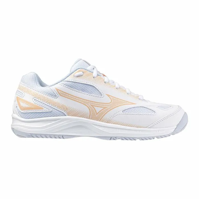 Mizuno STEALTH STAR 2 Jr Whitepeachparfaithalogenblue Women Handball Mizuno STEALTH STAR 2 Jr Whitepeachparfaithalogenblue Women Handball