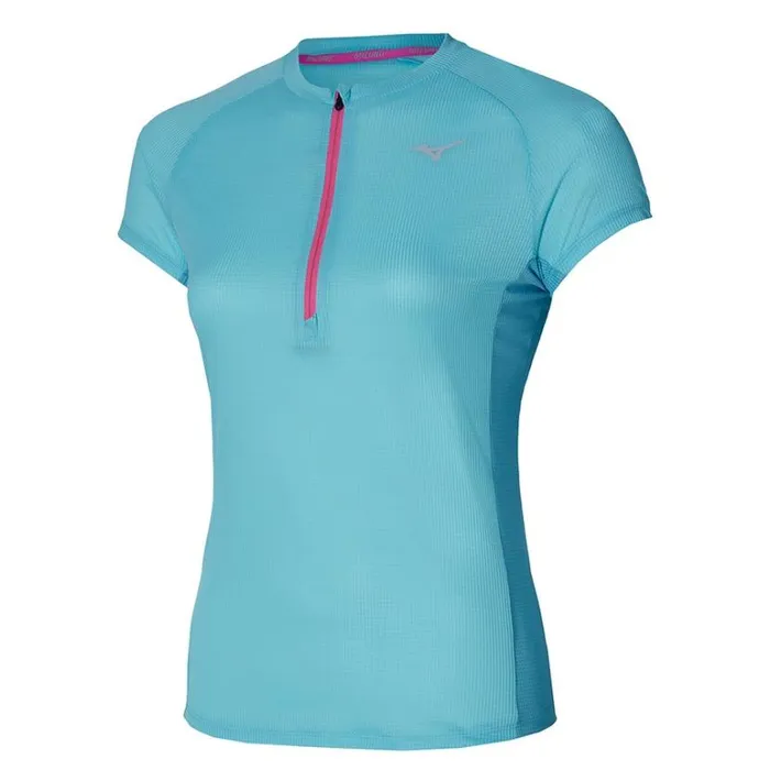 Mizuno Trail DryAeroFlow HZ Tee Antigua Sand Women Tops