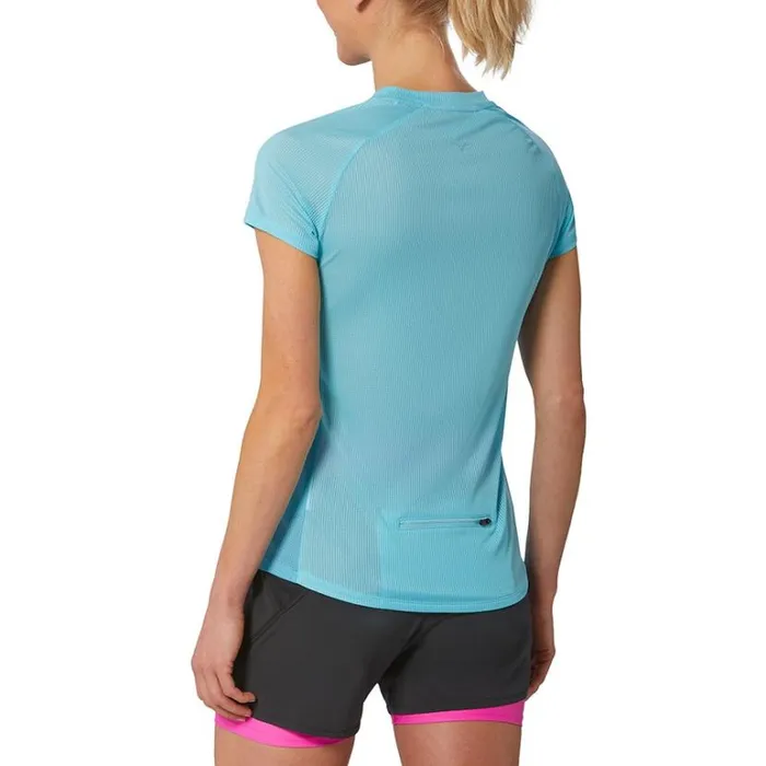 Mizuno Trail DryAeroFlow HZ Tee Antigua Sand Women Tops Mizuno Trail DryAeroFlow HZ Tee Antigua Sand Women Tops