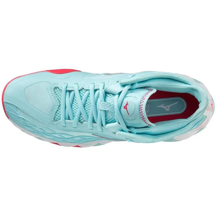 Mizuno WAVE ENFORCE TOUR CC Tanager Turquoisefiery Coral 2white Women Tennis Mizuno WAVE ENFORCE TOUR CC Tanager Turquoisefiery Coral 2white Women Tennis
