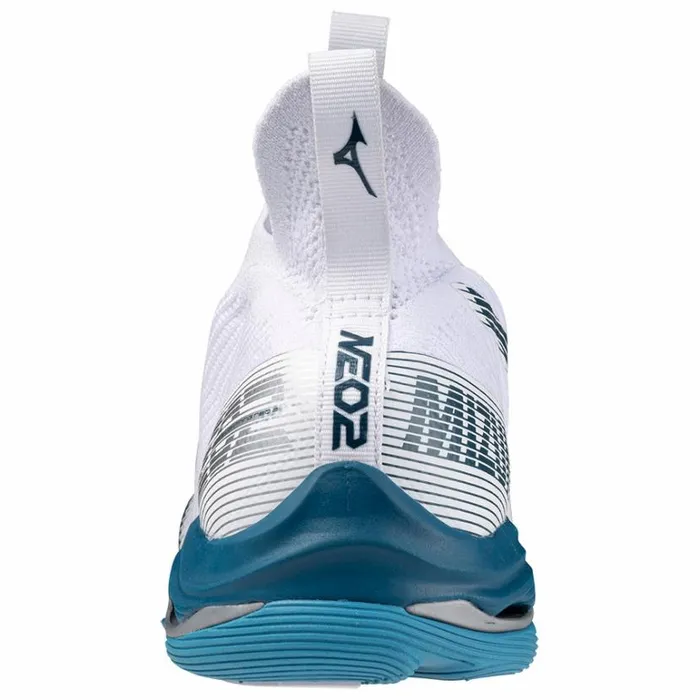 Mizuno WAVE LIGHTNING NEO 2 Whitesailor Bluesilver Women Volleyball Mizuno WAVE LIGHTNING NEO 2 Whitesailor Bluesilver Women Volleyball