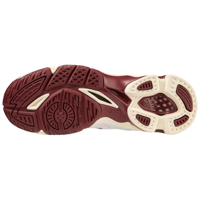 Mizuno WAVE VOLTAGE Whitecabernetmp Gold Women Volleyball