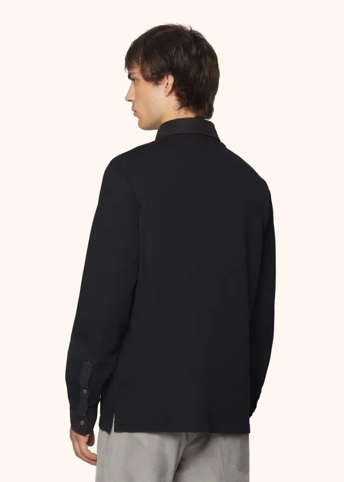 MONOCHROME JERSEY POLO SHIRT Men Kiton Polo And TShirts MONOCHROME JERSEY POLO SHIRT Men Kiton Polo And TShirts