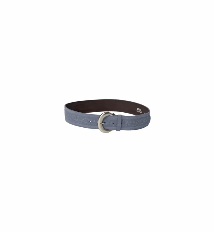 MOS MOSH Accessories Women MMEmbossed Suede Waist Belt Cashmere Blue MOS MOSH Accessories Women MMEmbossed Suede Waist Belt Cashmere Blue